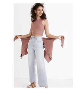 MADEWELL The Perfect Vintage Wide-Leg Crop Jeans Damen Größe 24 - Bild 1 von 11
