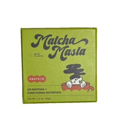 Match Masta + Protein Premium Ceremonial Grade Powder Authentic Uji Kyoto 40g - Image 1 of 4