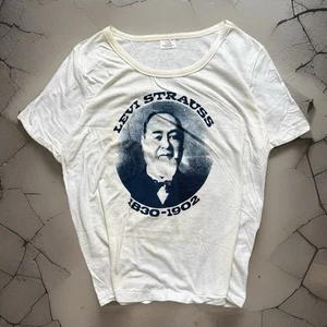 Vintage Levi’s Levi Strauss 1960s Founder T-Shirt NOS Deadstock RARE Size Large - Bild 1 von 17