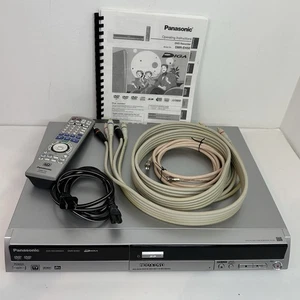 Panasonic DMR-EH50 HDD & DVD Player Recorder Remote Book Cables Power Working - Picture 1 of 24