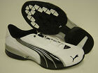 Mens Puma Cell Jago 6 185009 09 White Black Silver Sneakers Shoes