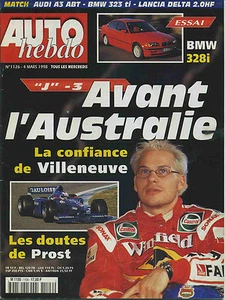 AUTO WEEKLY n°1126 04/03/1998 GUIDE F1 1998 DAYTONA 500 BMW M3 MERCEDES C43 AMG - Picture 1 of 1