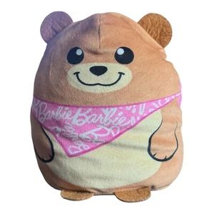 Barbie Teddy Bear Squish Round Soft Squishy Stuffed Animal Plush - Picture 1 of 6