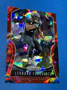 2019 Panini Prizm Red Ice Prizm Leonard Fournette #154 LSU Tigers - Picture 1 of 2