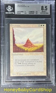 MTG Limited Edition Alpha 1993 Conversion BGS 8.5Q++ (Baby Quad++) NM/MT+ 93/94 - Picture 1 of 6