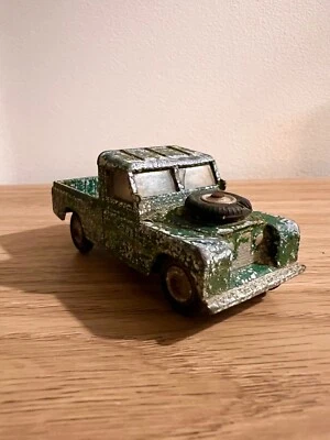 Vintage Corgi 406 Land Rover Series II – Green – Heavy Playwear – Rolls Well - Image 1 of 4