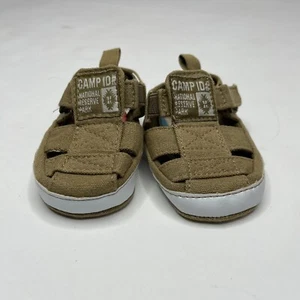 Koala Baby Boy Girl Shoes Sneaker Sandals Khaki Size 1 - Picture 1 of 6