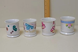 Antique Shaving & Mustache Mugs ~ Lot of 4 ~ Germany ~ Love the Giver - Picture 1 of 3