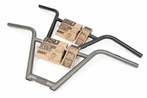 BSD Grime 4 Piece BMX Handlebars Flat Raw or Flat Black 22.2 or 25.4mm 9 or 9.5" - Picture 1 of 6