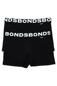 Bonds Girls Boys 2 Pairs School Sports Netball Bike Shorts Boyleg Underwear - Picture 1 of 4