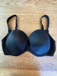 SOMA Intimates Pure Black 40DDD Stunning Support Smooth Full Coverage Bra - Picture 1 of 2