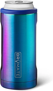 Slim Can Cooler Insulated, Stainless Steel Drink Holder-Rainbow Titanium (120oz) - Picture 1 of 8