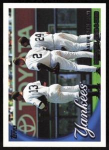 2010 Topps #269 Alex Rodriquez / Derek Jeter / Robinson Cano   - FREE SHIPPING