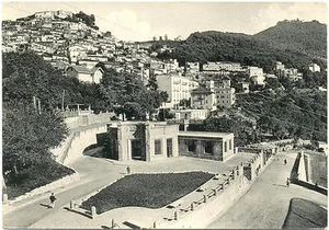 ROCCA DI PAPA - STAZIONE SUPERIORE DELLA FUNICOLARE E MONTE CAVO (ROMA) 1955 - Picture 1 of 1