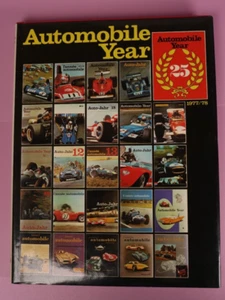 Automobile Year 1977/78 #25 Vintage Hardcover w/ Dust Jacket VF++ - Picture 1 of 22