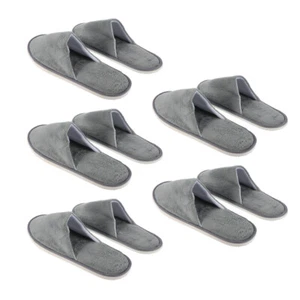 5 Pairs Bathroom Slippers Comfortable Slippers Thick Sole Slippers - Picture 1 of 12