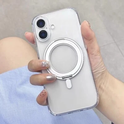 Funda Trasera Magnética TPU Baseus Lujosa con Soporte para iPhone 16 Plus/16 Pro Max Foto 1 de 4