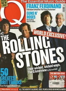 Q OCT 5, 2005~THE ROLLING STONES/FRANZ FERDINAND/G&R/ GOLDFRAPP/LENNON/BEST BRIT - Picture 1 of 9