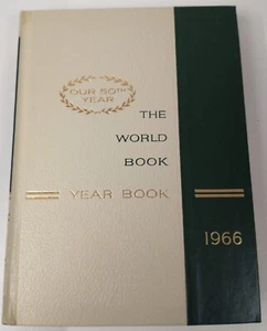 1966 World Book Encyclopedia Yearbook BIRTHDAY GIFT IDEA a Review of 1965 Events - Picture 1 of 19