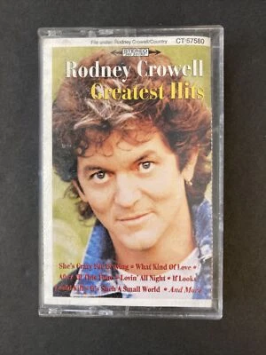 1993 Release Rodney Crowell - Greatest Hits (CUTOUT) (Cassette Tape) TESTED 👍 - Image 1 of 4