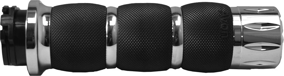 AVON 1987-1994 FXLR Low Rider Custom Harley Davidson AIR CUSHION GRIPS RIVAL CHR Foto 1 de 1