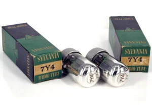 ONE 7Y4/CV901 SYLVANIA NOS tube Lampe TSF Valvula 진공관 真空管 Valve Röhre - Picture 1 of 1