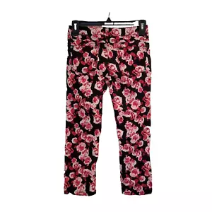 Vigoss Jeans Girl's Size 10 Roses Flowers Skinny Cotton Blend 26" Waist - Picture 1 of 2