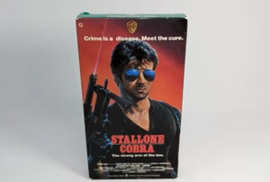 Cobra VHS 1986 Sylvester Stallone Warner Home Video Early Release pre owned - Picture 1 of 9