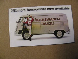 VW VOLKSWAGEN BUS VAN 25% MORE HP REFRIGERATOR MAGNET 3" X 2" NEW FREE SHIP - Picture 1 of 1