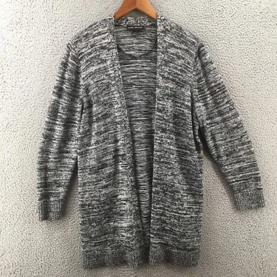 Cárdigan informal Lane Bryant frente abierto para mujer 14/16 gris tejido mangas largas Foto 1 de 4