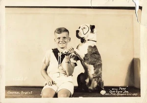1937 Our Gang Pete the Dog Photo Steel Pier Atlantic City Central Studios 5x7 - Picture 1 of 2