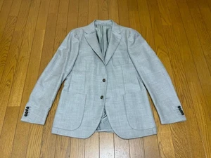 GUCCI Gray Blazer, Size 48 - Picture 1 of 24