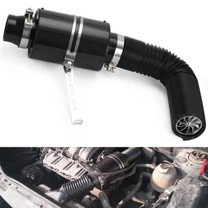 Universal 3" Racing Kohlefaser Kaltzufuhr Induktion Kit Lufteinlass Kit Luft F... - Bild 1 von 6