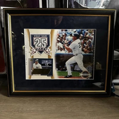 Tarjeta y parche automático enmarcado Jason Giambi 2003 Upper Deck UD AUTHENTICS #145/200 Foto 1 de 4