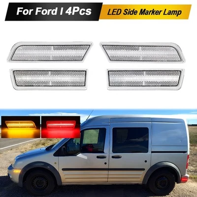 Parachoques delantero trasero LED luces de señalización laterales para Ford Transit Connect 2010-2013 Foto 1 de 4