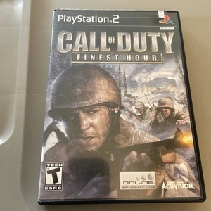 Call of Duty: Finest Hour (Sony PlayStation 2, PS2) Tested - No Manual - Picture 1 of 3