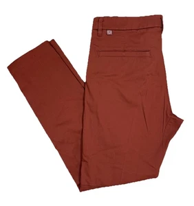 Lululemon Commission Hose Herren 34 Rot Ton Slim Fit Baumwollmischung Chinohose - Bild 1 von 11