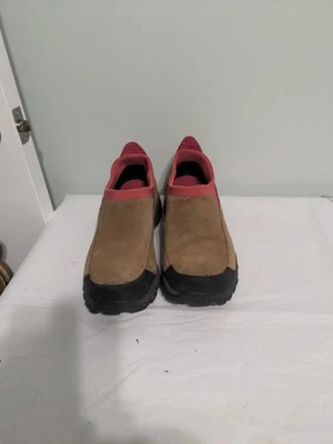 L.L. BEAN желтовато-коричневый замши кожи без шнуровки туристические ботинки низкий верхний женщин 11 M - Изображение 1 из 4