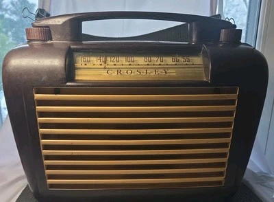 Radio tubo AM Crosley 56pb vintage. No funciona  Foto 1 de 4