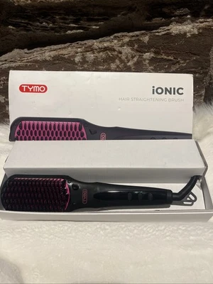 TYMO Ionic Plus  Hair Straightener Brush with 16 Temps, 30s Heat-up Black - Image 1 of 4