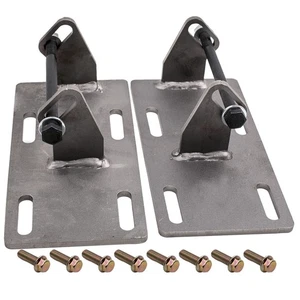 2x Engine Mount Adapter Plates Swap Kit for Chevrolet LS2 LS3 6.0 6.2 1973-1987 - Picture 1 of 22