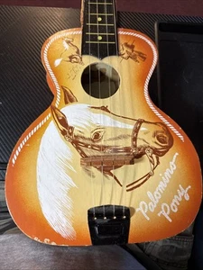 Vintage Jefferson Manufacturing Co. Toy Guitar No.73 Palomino Pony - Picture 1 of 12