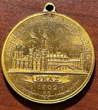 1902 Graz Austria 6th Germans Singers' Association Festival Medal Medalet