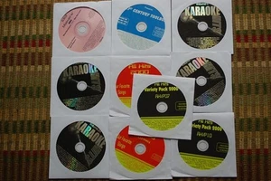 10 CDG KARAOKE DISCS OLDIES,COUNTRY/ROCK HANK WILLIAMS, GREEN DAY,ELVIS 30d . - Picture 1 of 1
