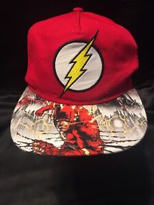 DC Comics Flash Embroidered Logo Snapback Hat Youth