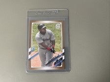 2021 Topps Series 1 #164 JESUS AGUILAR "GOLD BORDER" Parallel Card #/2021