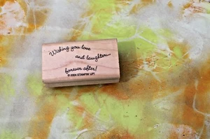 Stampin' Up Love & Laughter forever after Rubber Stamp, 2004 FREE SHIPPING! - Picture 1 of 2