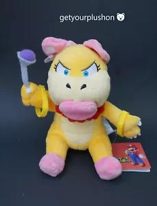 NINTENDO OFFICIAL SUPER MARIO WENDY KOOPA PLUSH BY LITTLE BUDDY - Picture 1 of 2