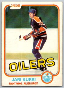 1981-82 O-Pee-Chee #107 Jari Kurri RC (ref 167352)