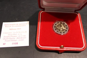 Monaco 2 Euro 2013 Vereinte Nationen UNO in PP (K3628) - Bild 1 von 2